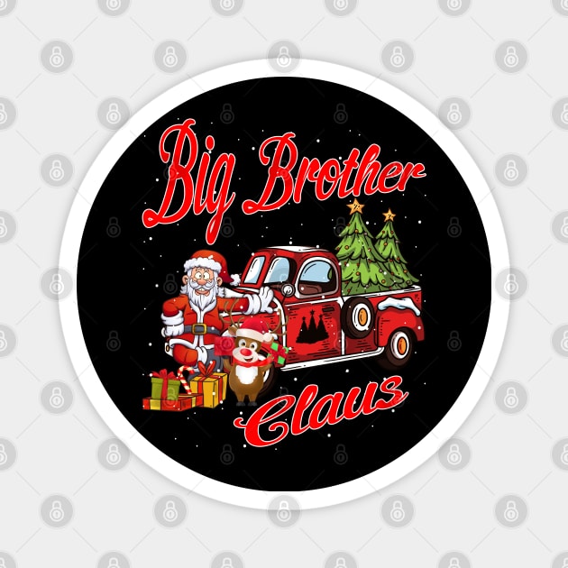 Big Brother Claus Santa Car Christmas Funny Awesome Gift Magnet by intelus